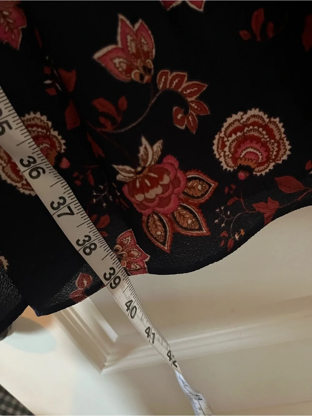 Vince Camuto Women's Mixed Coral/Navy Elegant Dress Size 16 - Picture 14 of 16
